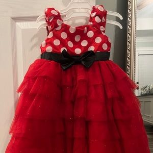 Disney brand Minnie Mouse toddler dress. Size 3t.